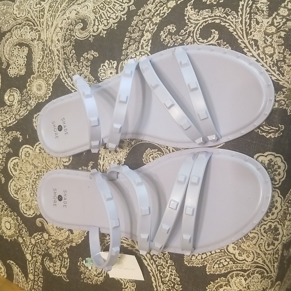 Shade & Shore Lavender Sandals Size 10